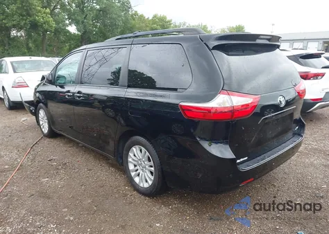 2015 Toyota Sienna Xle Premium 8 Passenger from USA, damaged, VIN 5TDYK3DC2FS635679